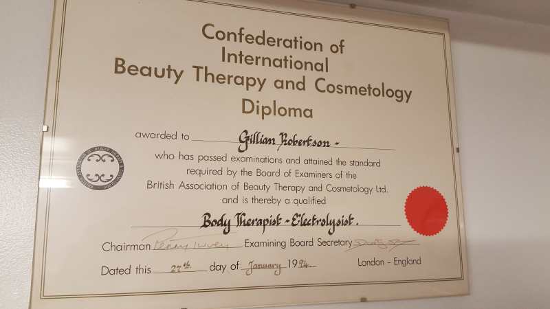 diploma for body therapy